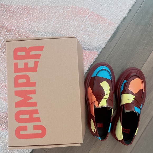 Camper | Shoes | Camper Walden Twins Mismatch Colorblock Penny Loafer ...